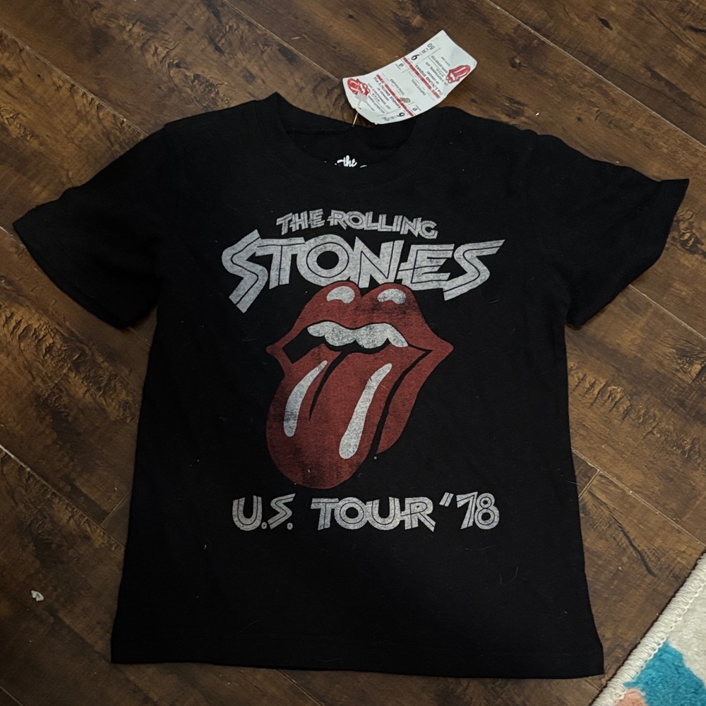 Rolling Stones Black and Red Kids' Tour Tee